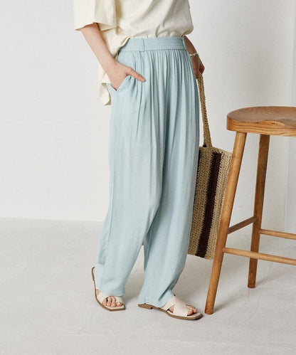 顏色喬策松紗褲/舒適褲