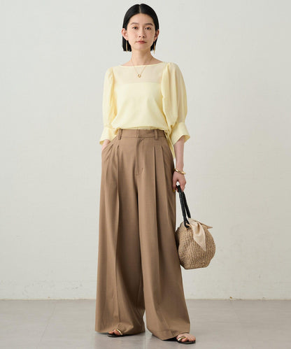 2褶寬鬆褲