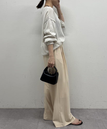 2褶寬鬆褲
