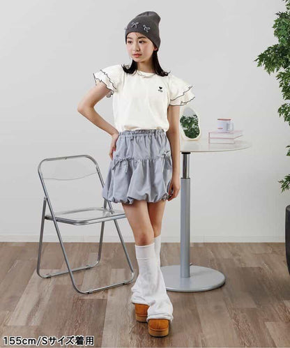 肩膀荷葉邊T-shirt