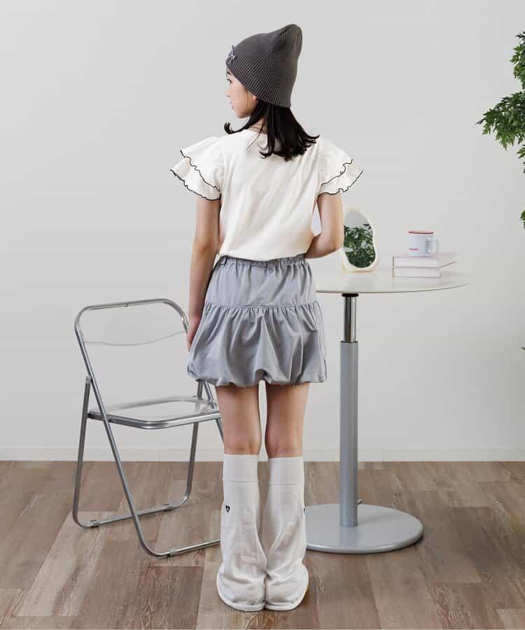 肩膀荷葉邊T-shirt