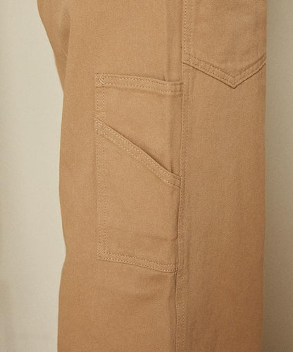 交叉裝飾繪畫寬鬆褲