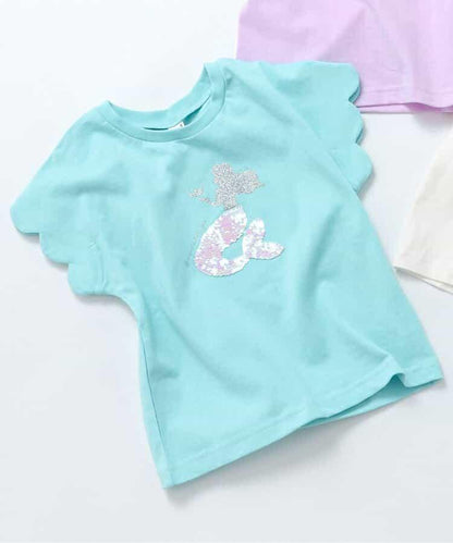 貝殼人魚冰淇淋主題T恤