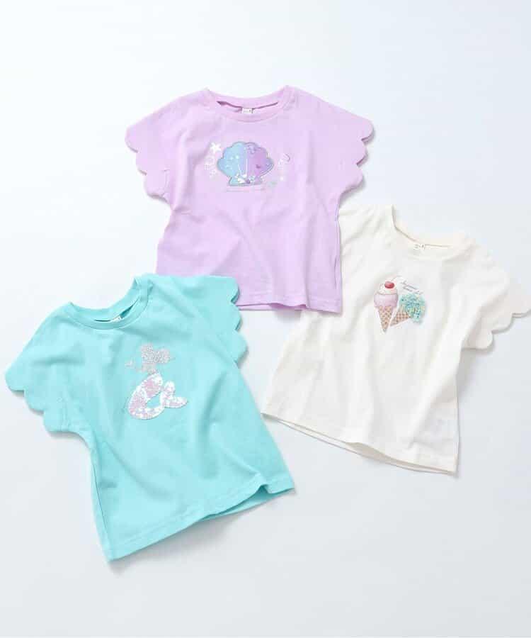 貝殼人魚冰淇淋主題T恤