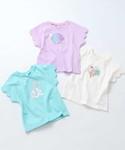 貝殼人魚冰淇淋主題T恤