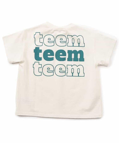 標誌口袋背面印花T恤