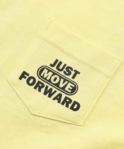 標誌口袋背面印花T恤