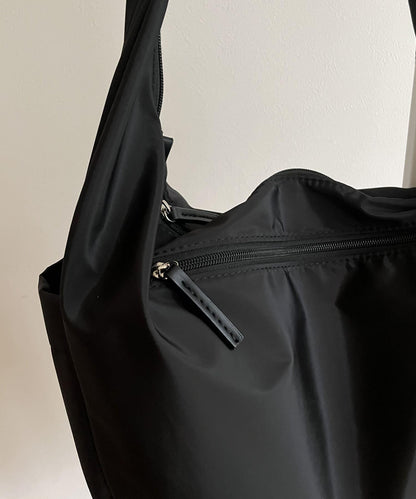 【SAPON】防水絲帶尼龍單肩包