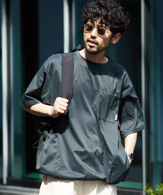 AiRide/舒適版圓領口袋T恤