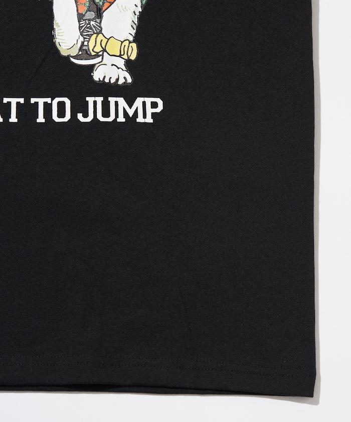 輕鬆休閒合身雙面印花圓領T恤 / 三隻貓