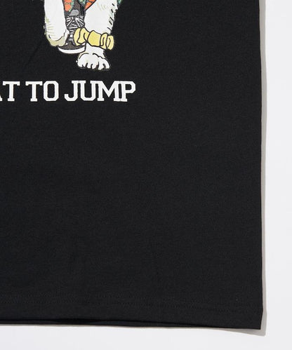 輕鬆休閒合身雙面印花圓領T恤 / 三隻貓