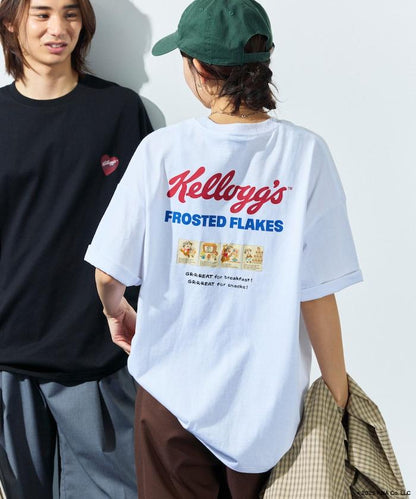 Kellogg's/凱悅 聯名 大尺寸 愛心標誌背部印花 T恤