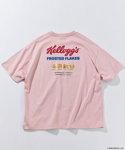 Kellogg's/凱悅 聯名 大尺寸 愛心標誌背部印花 T恤