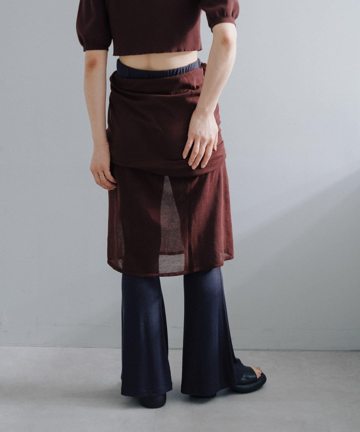 Teleco肋條打底褲