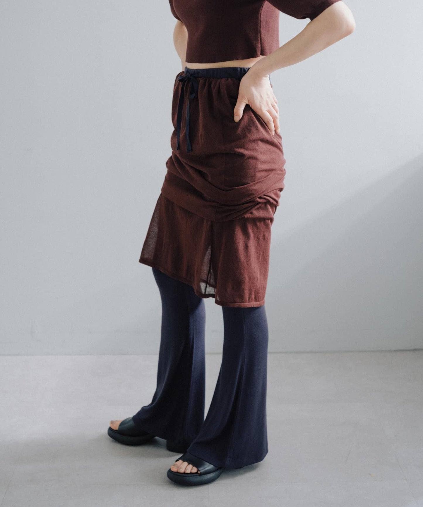 Teleco肋條打底褲