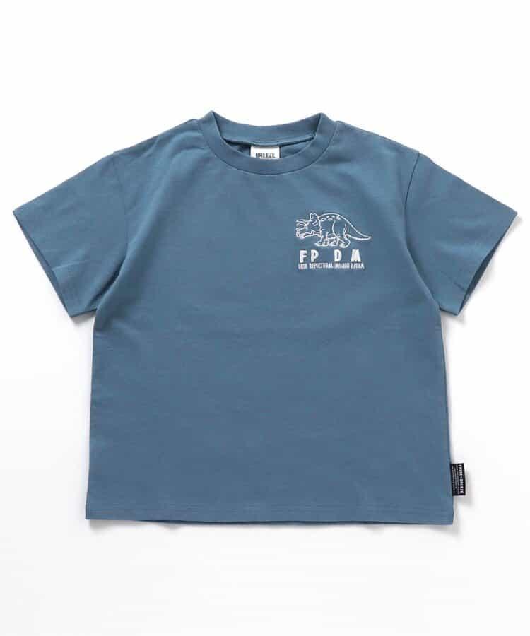 福井縣立恐龍博物館聯名地圖插圖T恤（兒童）