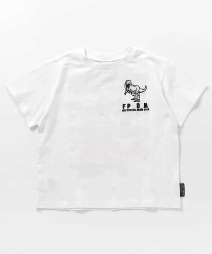 福井縣立恐龍博物館聯名地圖插圖T恤（兒童）