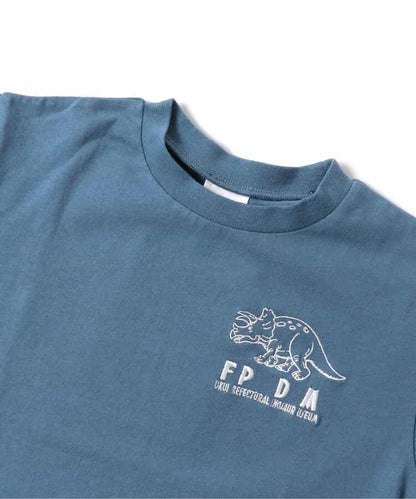 福井縣立恐龍博物館聯名地圖插圖T恤（兒童）