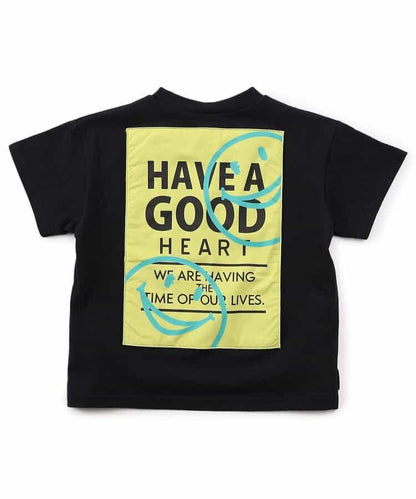 背面印花刺繡T恤