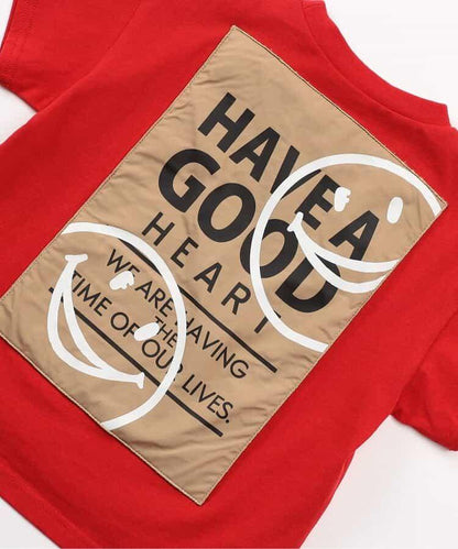 背面印花刺繡T恤