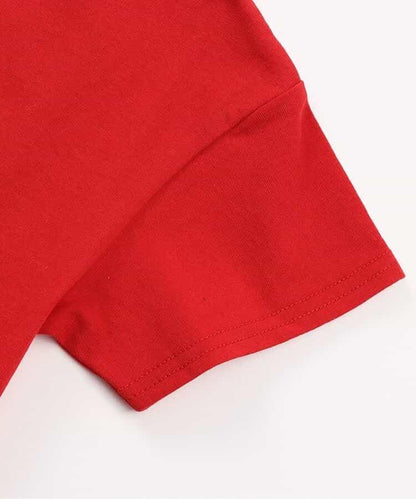 背面印花刺繡T恤