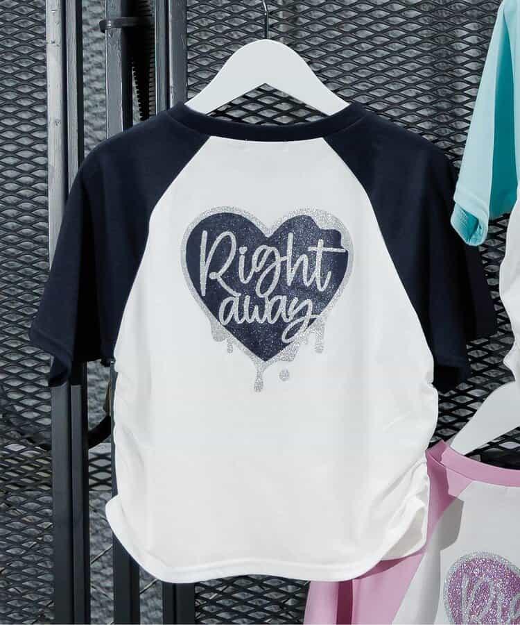 【觸感冷凍】心形圖案香水T-shirt