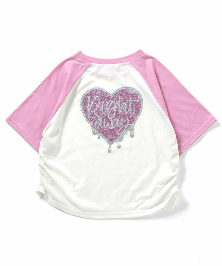 【觸感冷凍】心形圖案香水T-shirt
