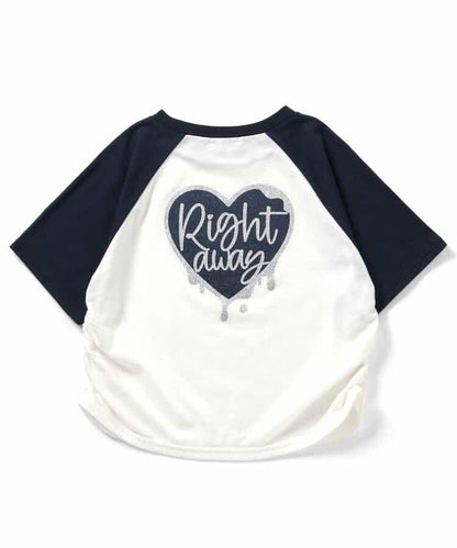 【觸感冷凍】心形圖案香水T-shirt