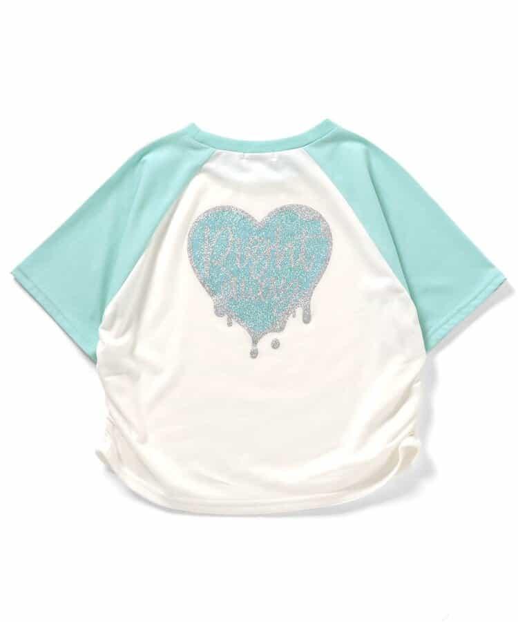 【觸感冷凍】心形圖案香水T-shirt