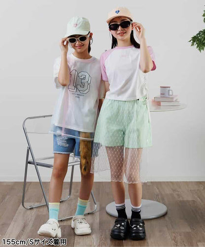 【觸感冷凍】心形圖案香水T-shirt