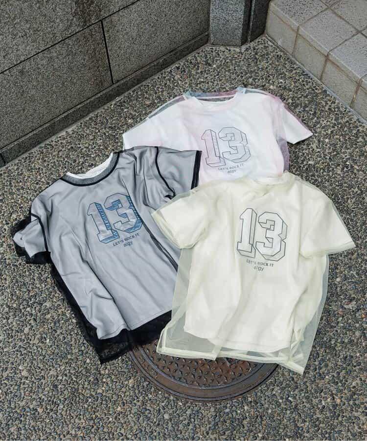 編號T恤和蕾絲T恤套裝