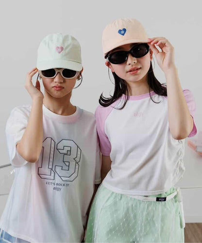 【觸感冷凍】心形圖案香水T-shirt