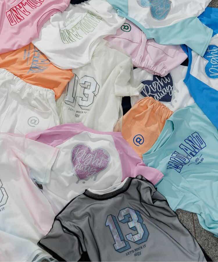 編號T恤和蕾絲T恤套裝