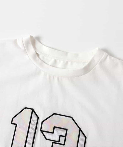 編號T恤和蕾絲T恤套裝