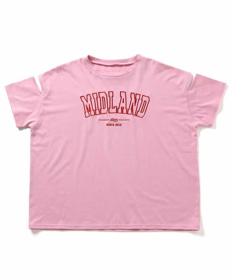 【冰感觸覺】MIDLAND露肩寬鬆T恤