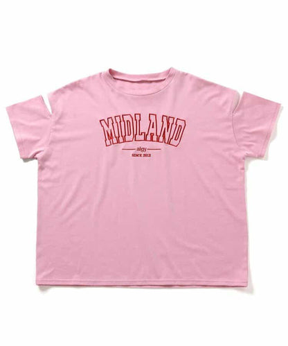 【冰感觸覺】MIDLAND露肩寬鬆T恤