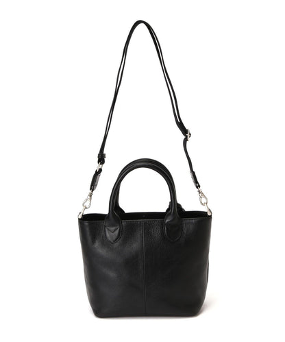 《直營店限定》學院風真皮迷你手提袋/VARSITY LEATHER MINI TOTE BAG/AVX5626