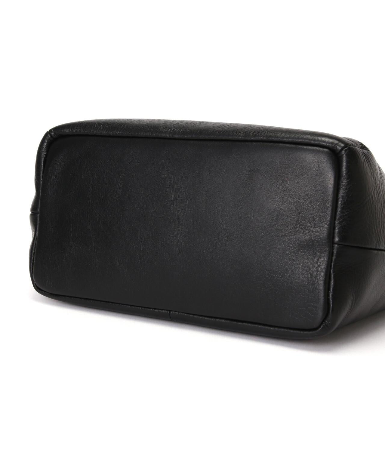 《直營店限定》學院風真皮迷你手提袋/VARSITY LEATHER MINI TOTE BAG/AVX5626