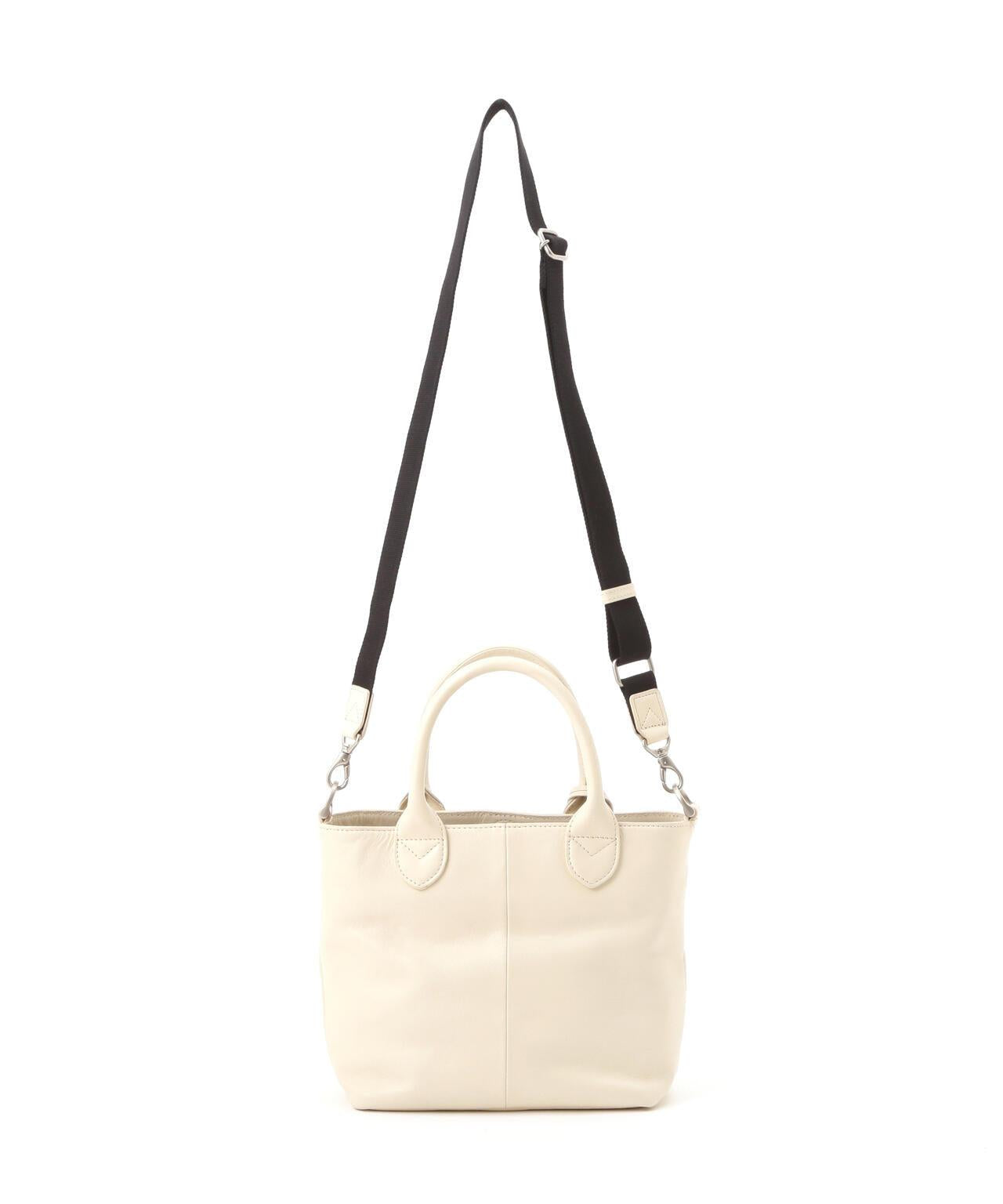 《直營店限定》學院風真皮迷你手提袋/VARSITY LEATHER MINI TOTE BAG/AVX5626