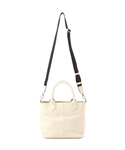 《直營店限定》學院風真皮迷你手提袋/VARSITY LEATHER MINI TOTE BAG/AVX5626
