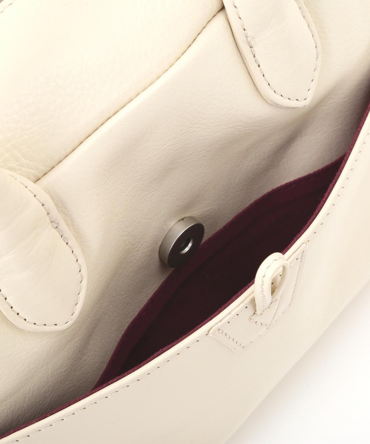 《直營店限定》學院風真皮迷你手提袋/VARSITY LEATHER MINI TOTE BAG/AVX5626