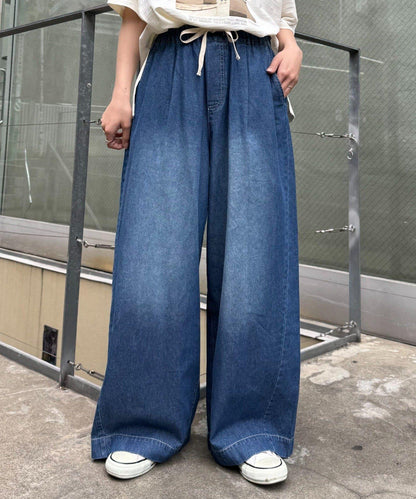 柔軟寬鬆牛仔褲