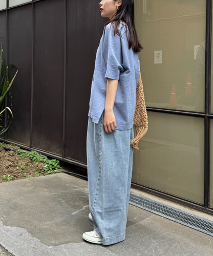 柔軟寬鬆牛仔褲