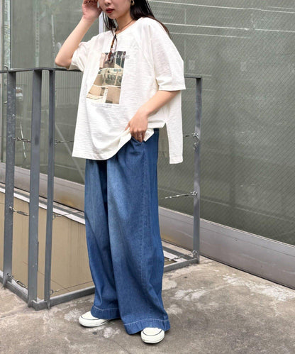 柔軟寬鬆牛仔褲