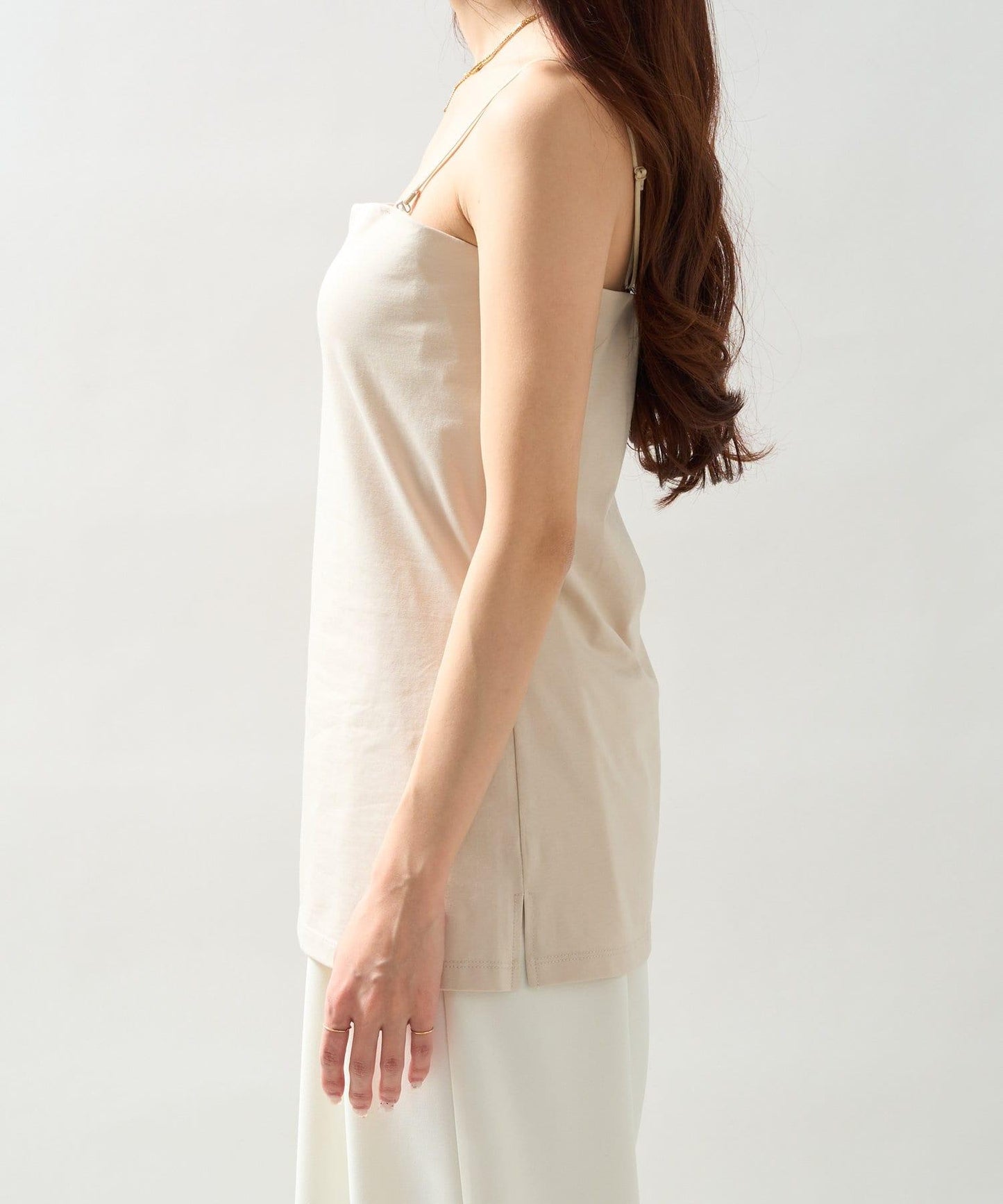 【人氣員工miki監修】2WAY掛杯吊帶背心/中長款