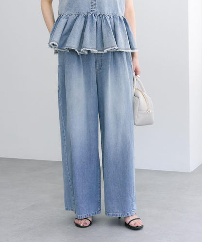 【25週年紀念款】棉麻牛仔休閒褲