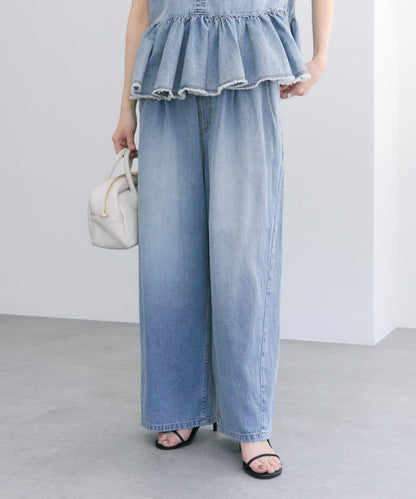 【25週年紀念款】棉麻牛仔休閒褲