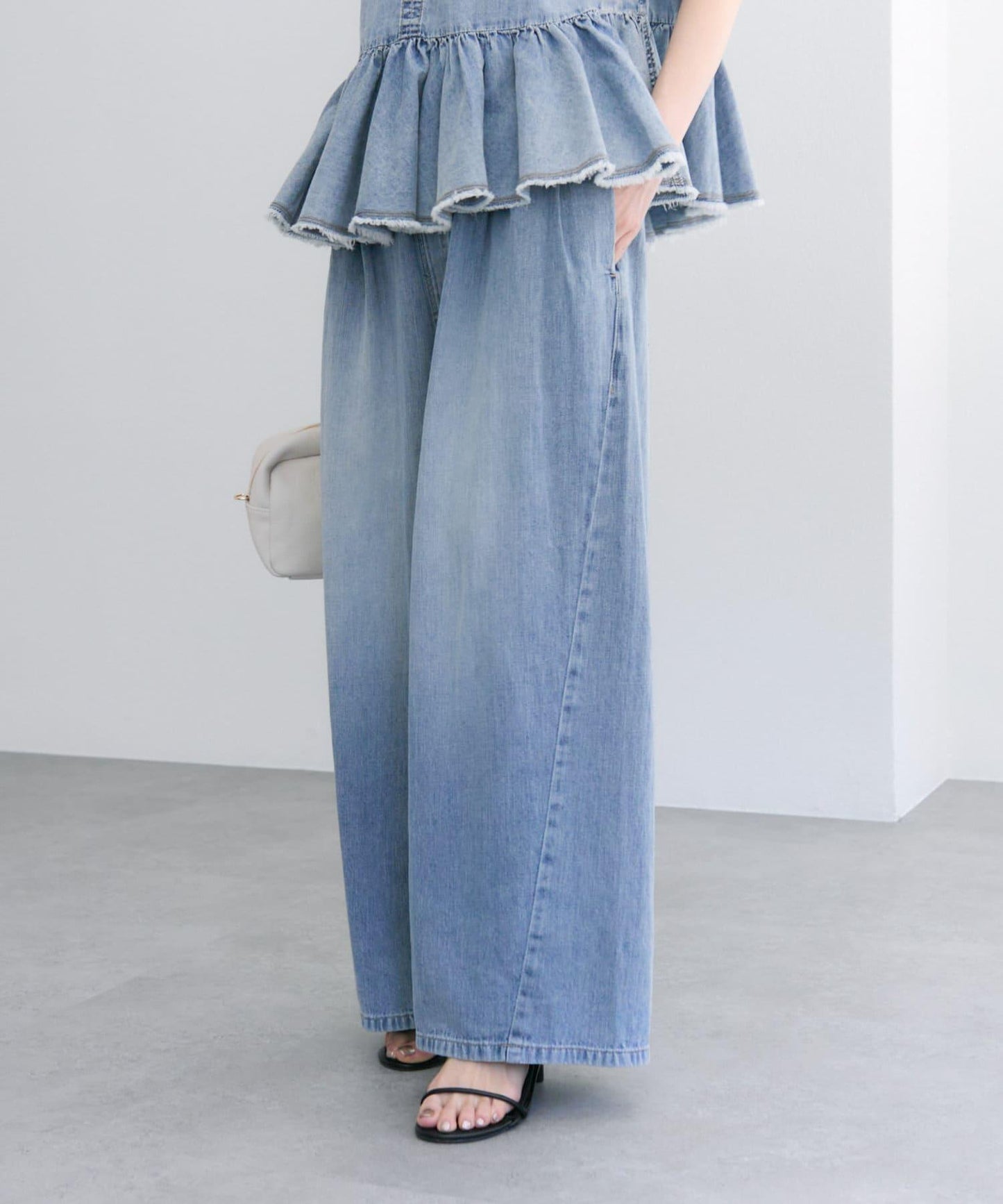 【25週年紀念款】棉麻牛仔休閒褲