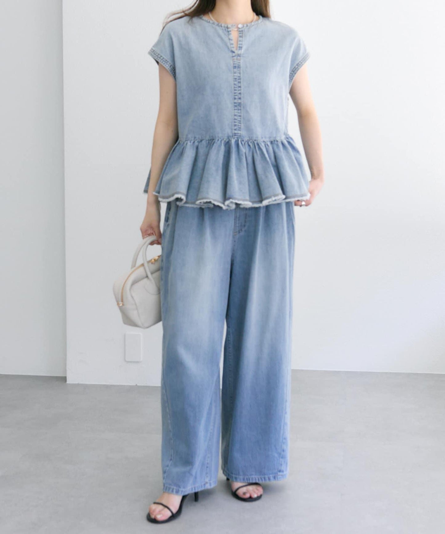 【25週年紀念款】棉麻牛仔休閒褲