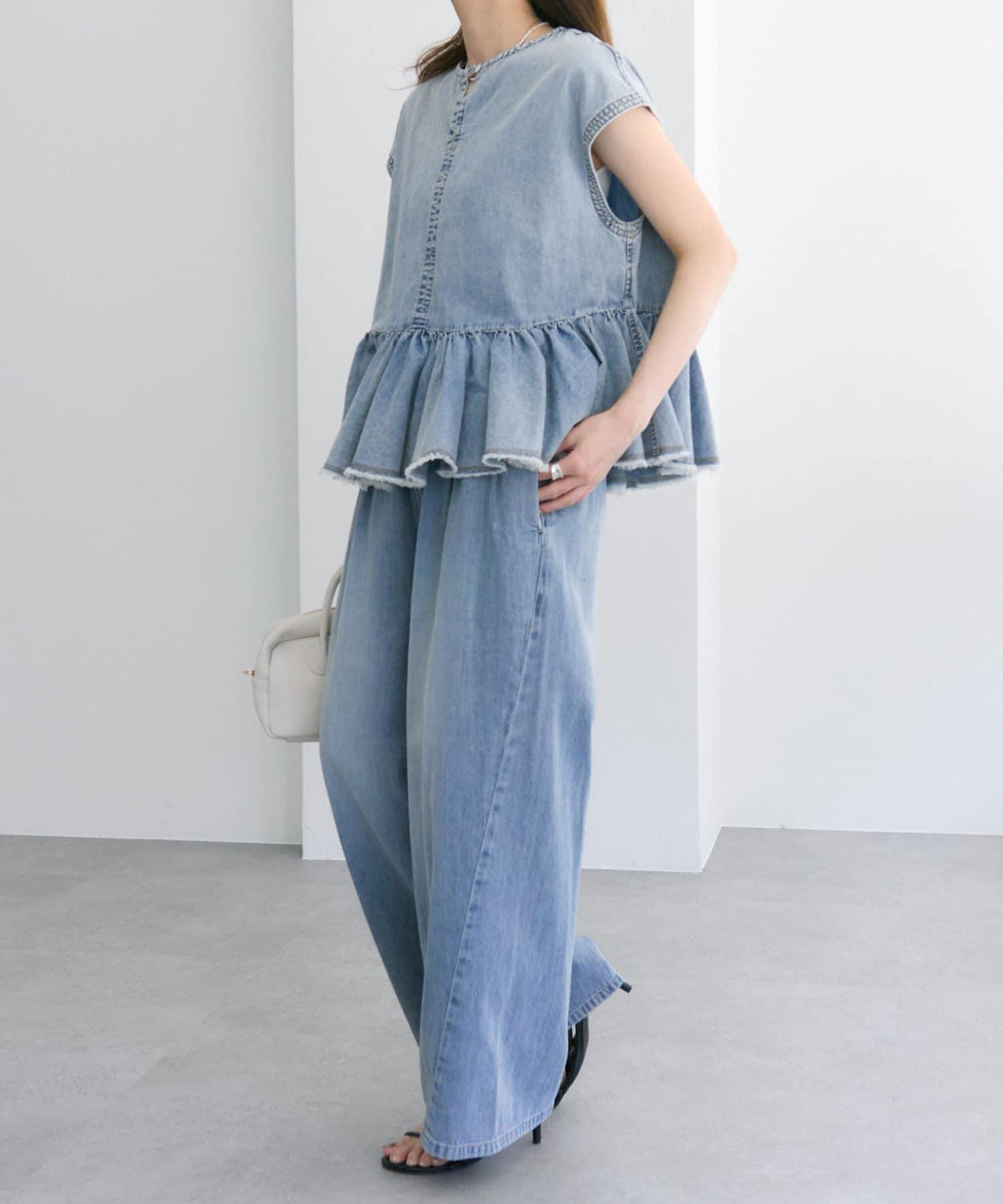 【25週年紀念款】棉麻牛仔休閒褲